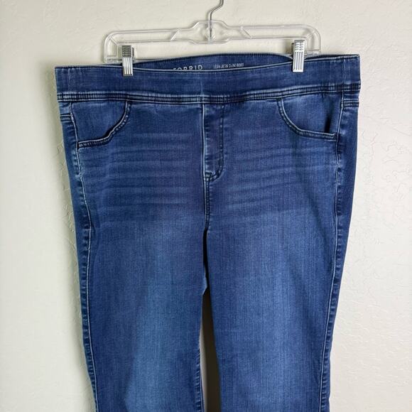 Torrid Lean Jean High-Rise Slim Boot Jean 2X Short 41375148 - Picture 3 of 14